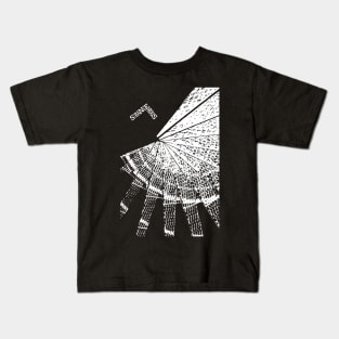 Strangerous Ascendant Abyss - white on black Kids T-Shirt